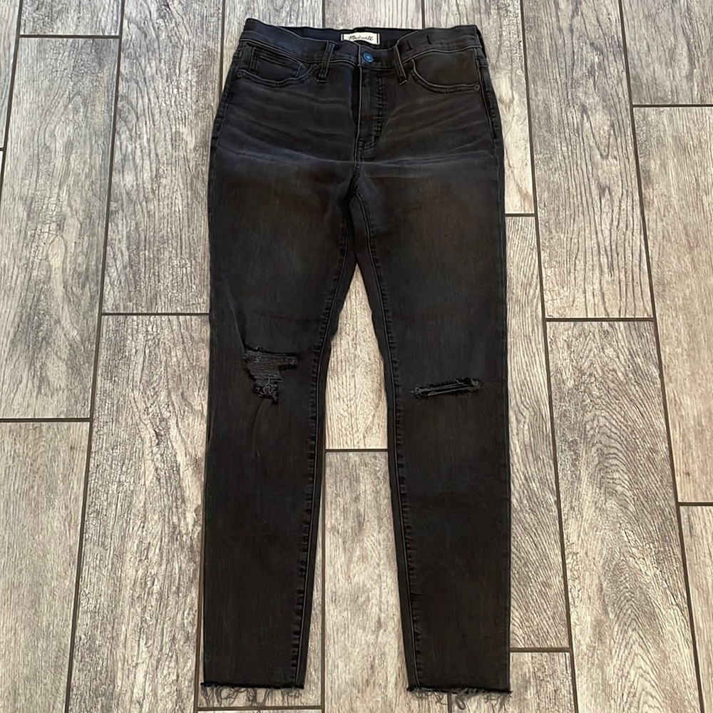 Madewell Black Mid Rise Skinny Jeans - Worn once!!